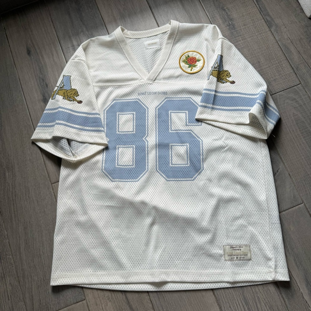 Aime Leon Dore team football jersey in cream
